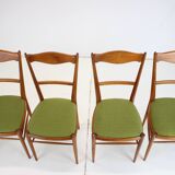 1970s Set of 4 Dining Chairs by Drevotvar, Czechoslovakia