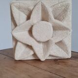 Vintage stone table lamp by Albert Tormos