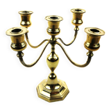 Golden 5-arm candlestick