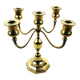Chandelier à 5 bras doré