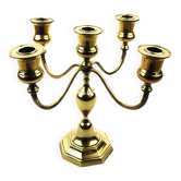 Golden 5-arm candlestick