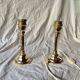 Pair of vintage brass lamp bases