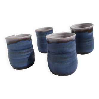 4 Ludovic artisanal ceramic cups