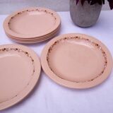 6 Betty Longwy soup plates