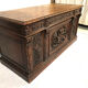 Bureau ministre en chêne richement sculpté, circa 1880