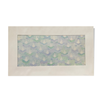Painting drawing original work for illustration astrological sign Aquarius