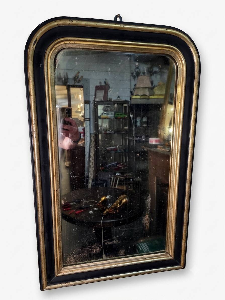 Miroir style Napoléon III du XIXème , 90×57cm