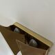 Mid-century brass gothic wall lights by Bent Karlby (3 pieces available)