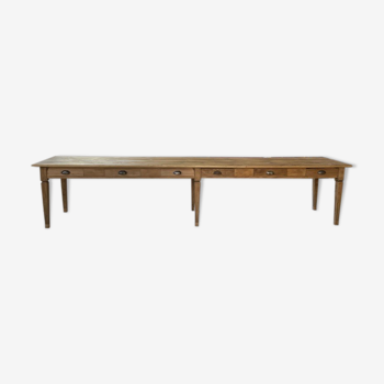 Farm table pine and beech XXL 370cm