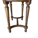 Louis XVI style caned piano stool