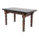 Console en chêne et pierre français antique, 1880