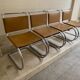 Set of 4 MR chairs by Mies Van der Rohe for Knoll