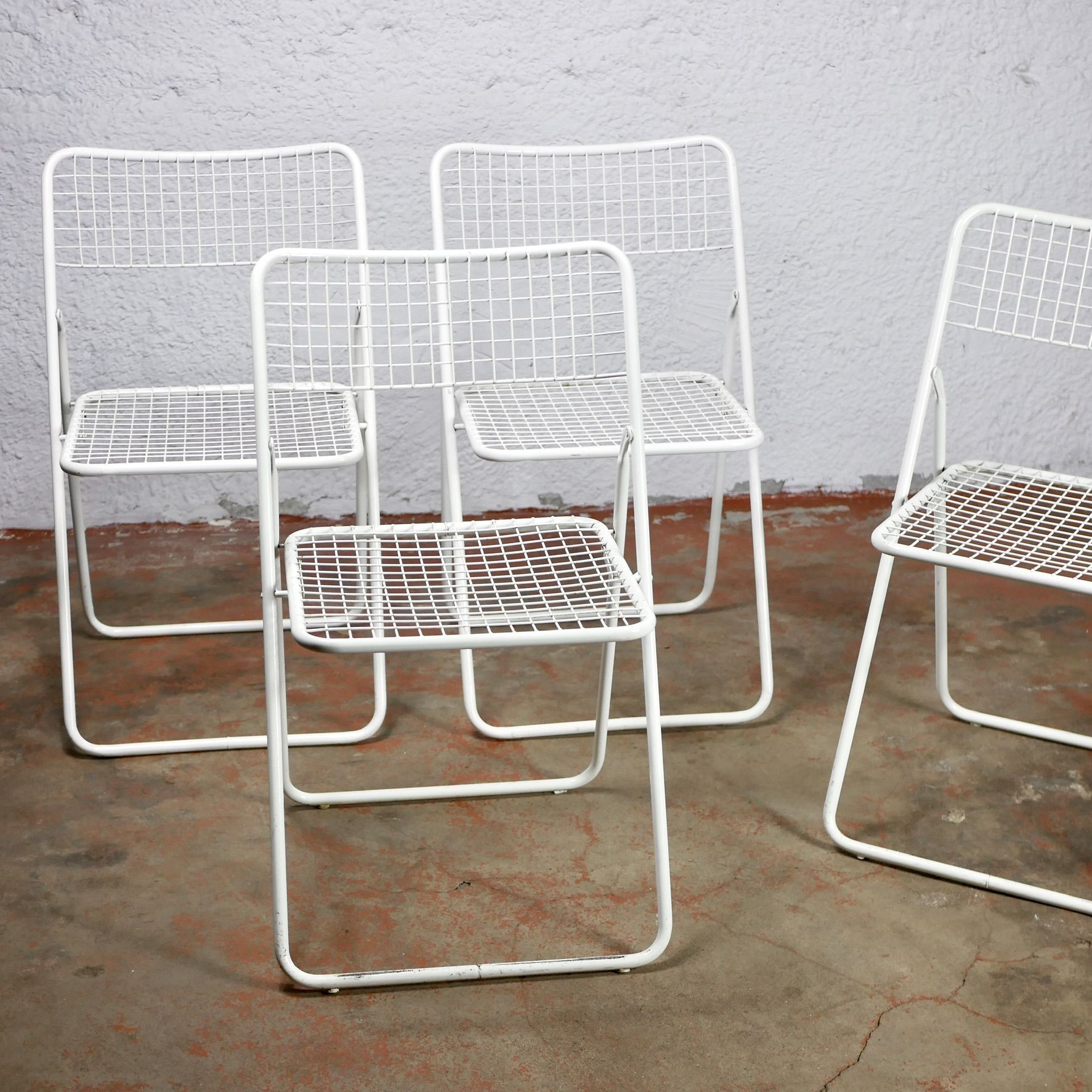 Série de 4 chaises Ted Net Niels Gammelgaard pour Ikea