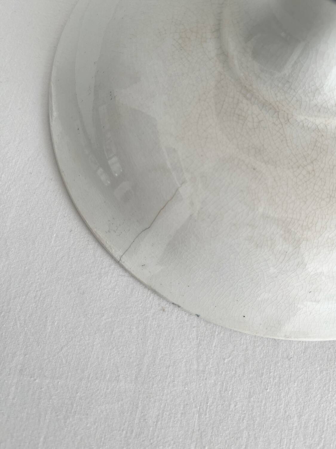 Ironware fruit bowl “Marie Louise” Saint Amand and Hamage