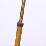 Italian floor lamp in brass was conical adjustable in inclination and height 1950