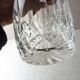 Old carved crystal decanter, from Saint Louis