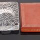 vintage 858g crystal ashtray / pressed mold