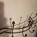 Half moon shaped wall hook