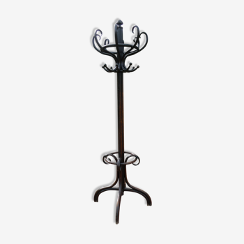 Porte-manteaux perroquet Thonet N°10401 en bois courbé - Art Nouveau