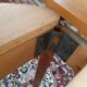 Table ronde extensible scandinave teck vintage