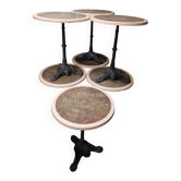 5 Authentic cast iron bistro tables