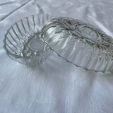 2 glass soap dish holders