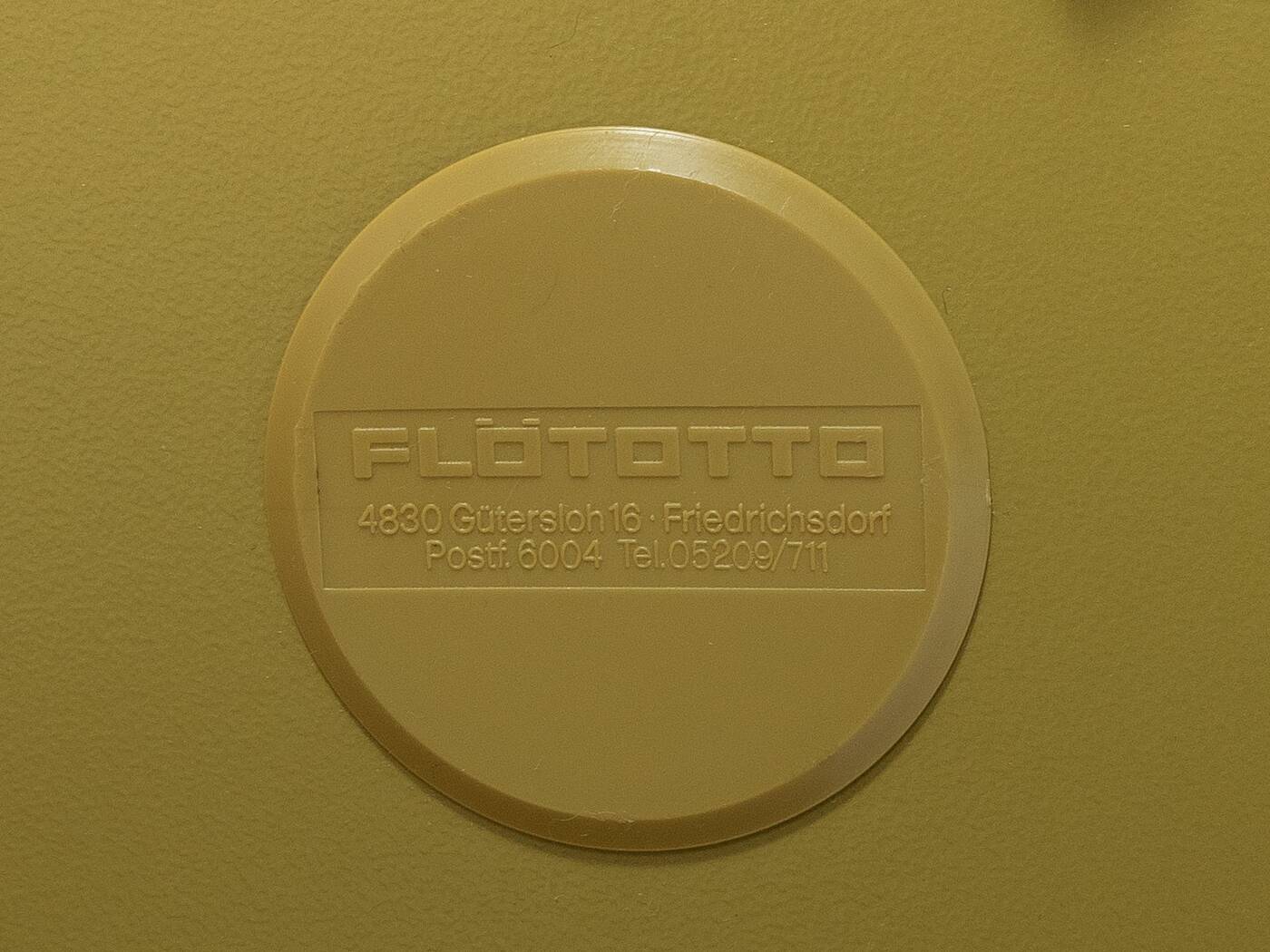 Four-piece profile system by Flötotto from the 1970s