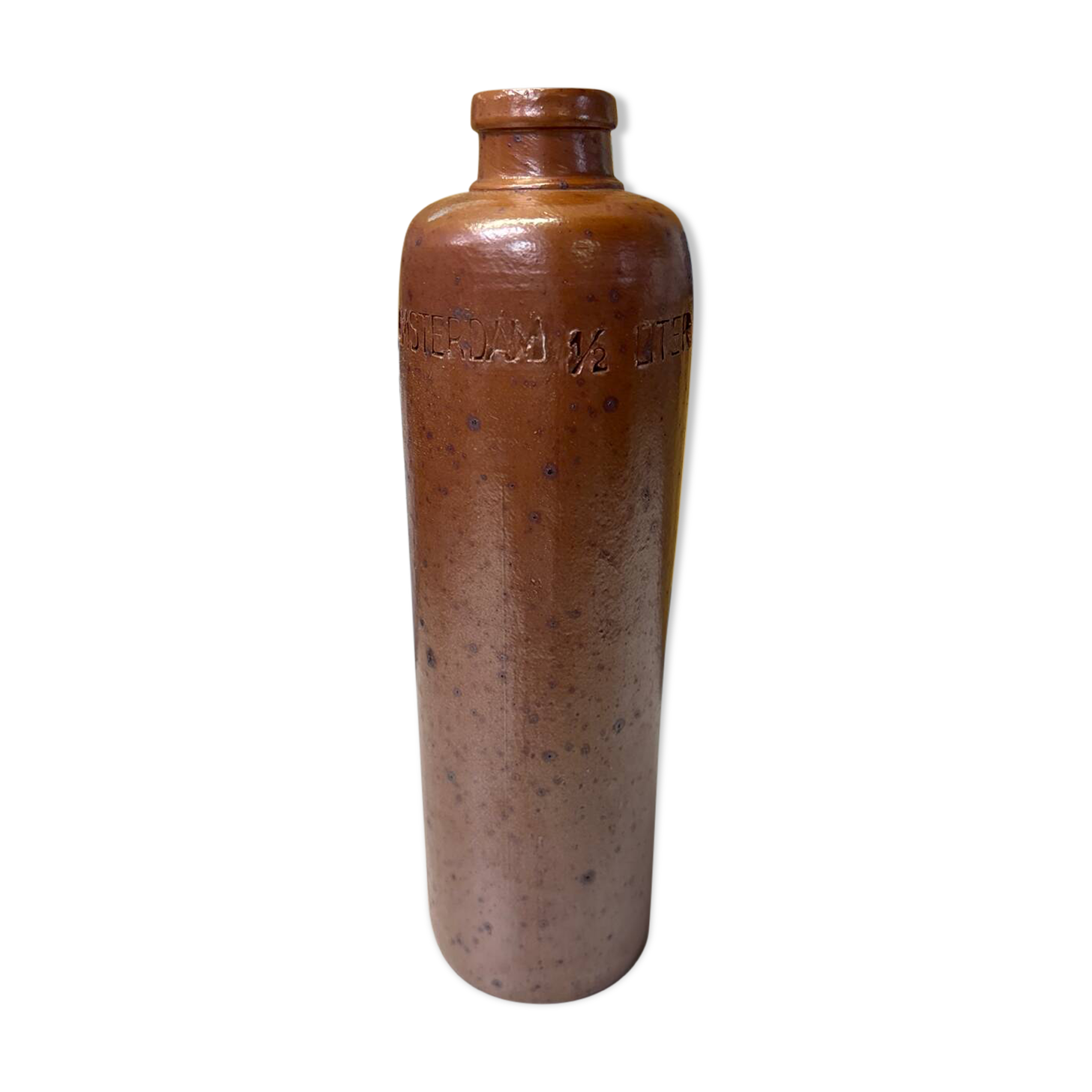 Antique stoneware bottle