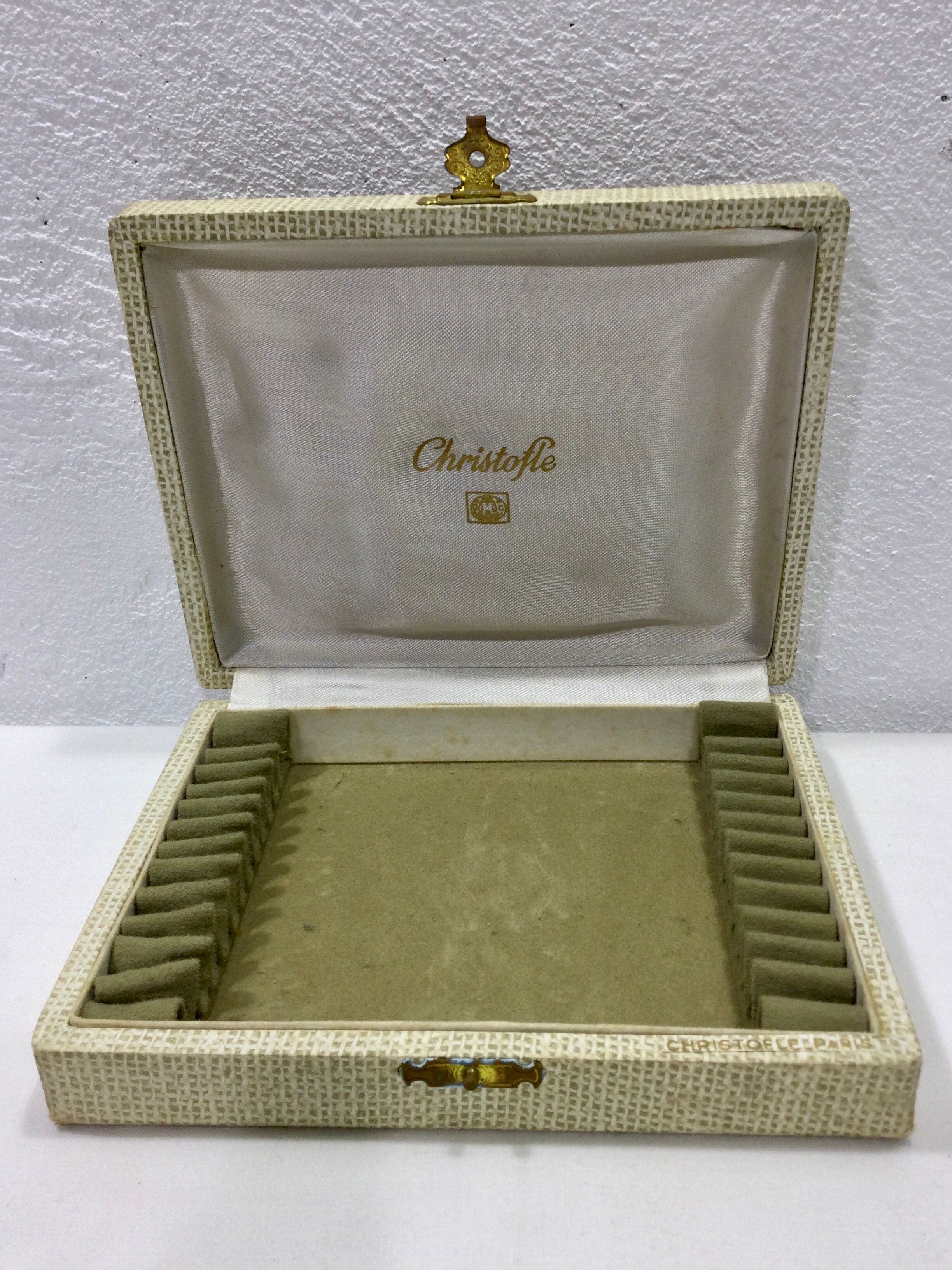 12 dax oyster forks Christofle