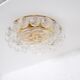 Plafonnier « Snowball »en verre soufflé