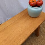 Solid oak bench