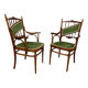 Jugendstil armchairs by J&J Kohn
