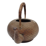 Antique copper teapot