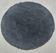 Tisca black round rug with a diameter of 2m.