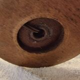 Basque style turned wood bedside lamp Charles Dudouyt taste