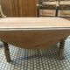 Round farmhouse coffee table