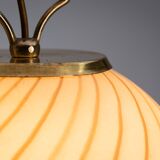 Ceiling lamp with Murano glass shade