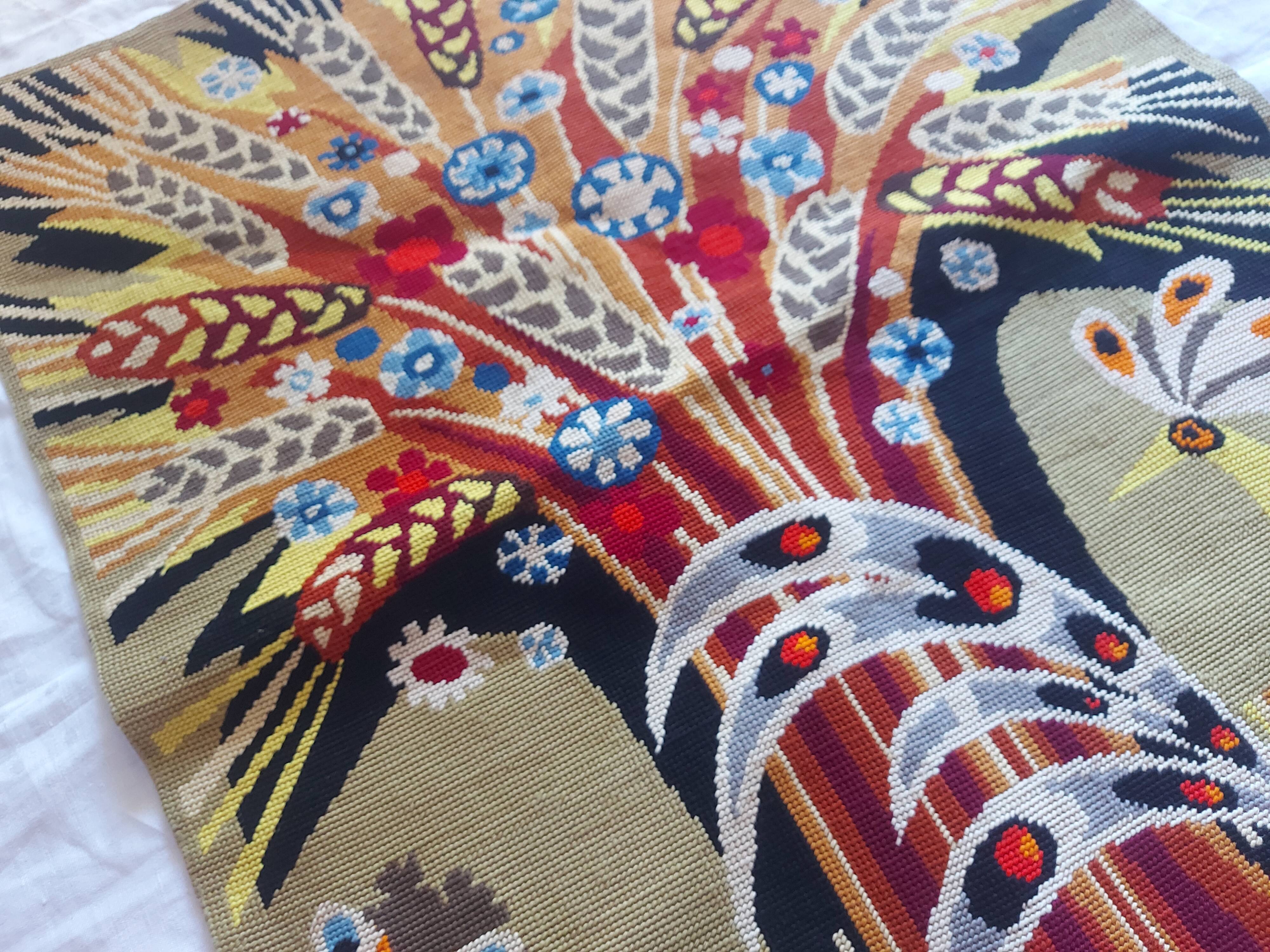 Tapestry with vintage canvas, Pierre Rey