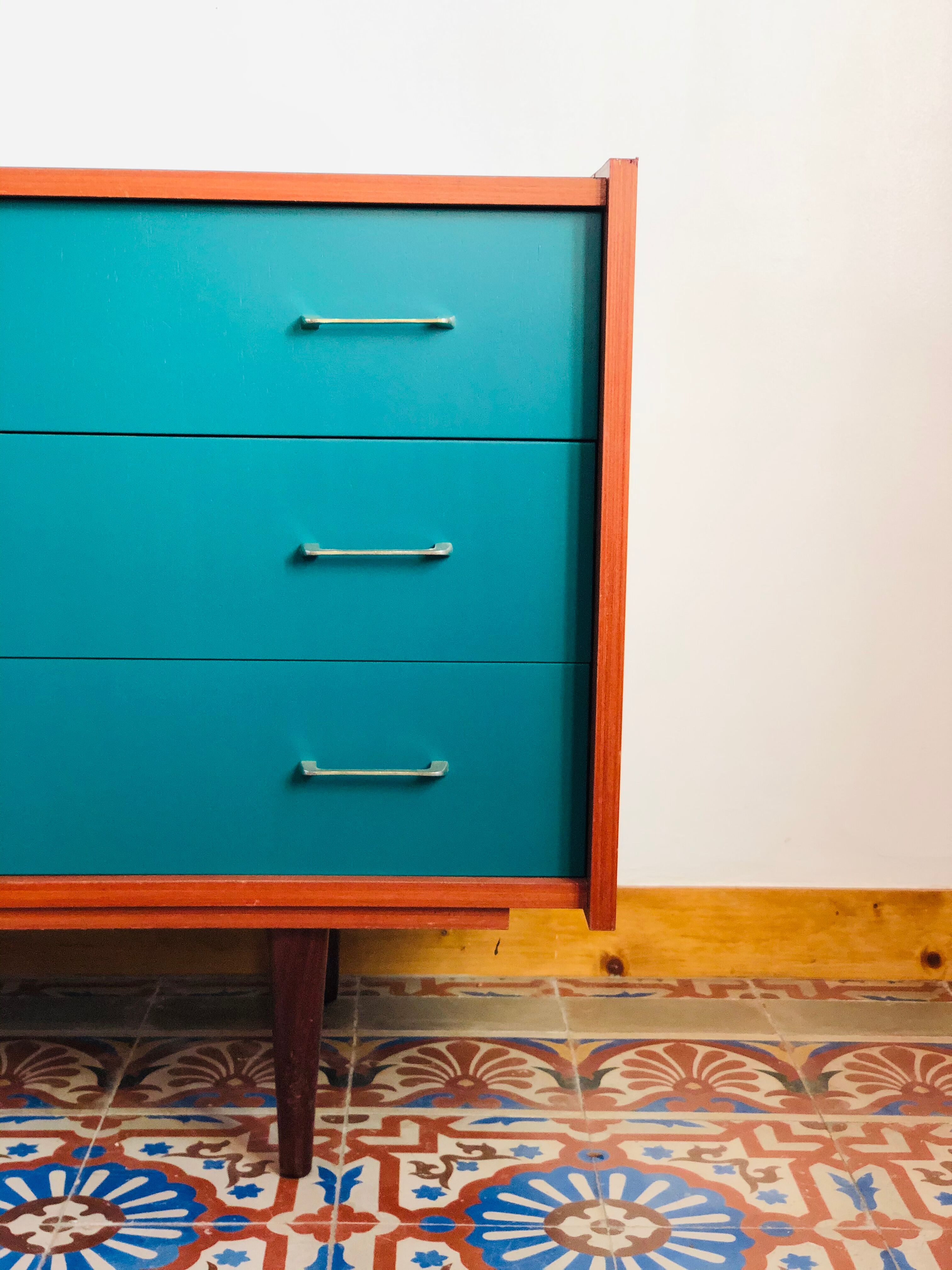 Vintage teak dresser