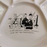 6 assiettes parlantes de Jacques Faizant Pour Saint Amand