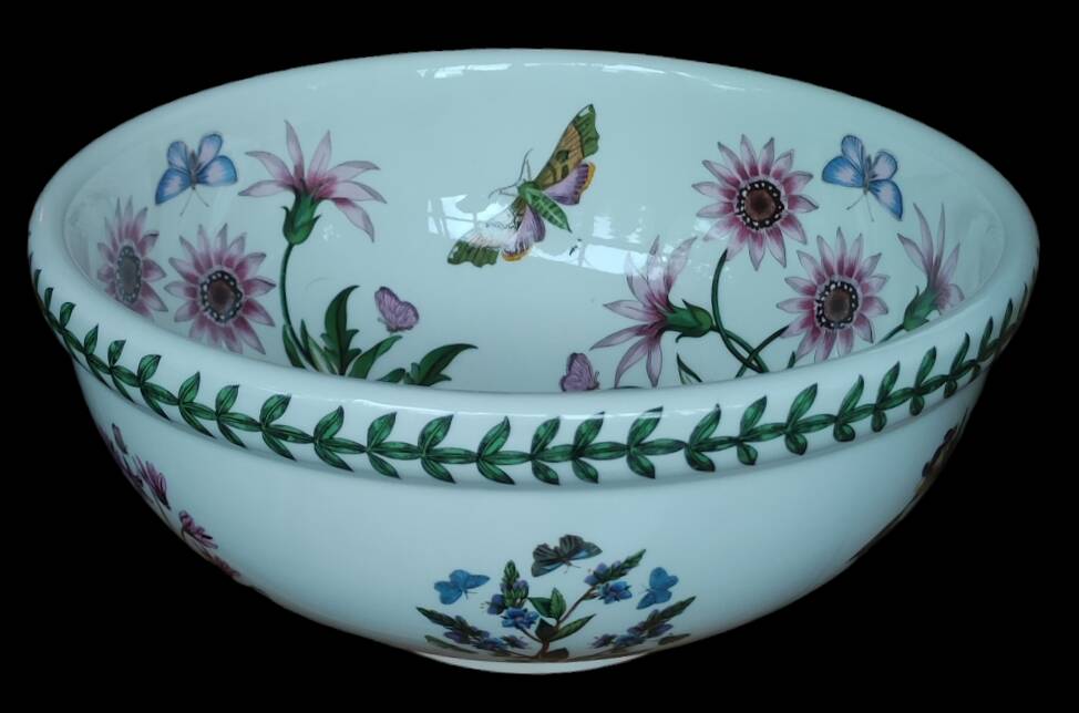 Vintage salad bowl the Botanic Garden Portmeirion