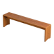 Solid pine bench, Les Arcs 1800, France, circa 1975
