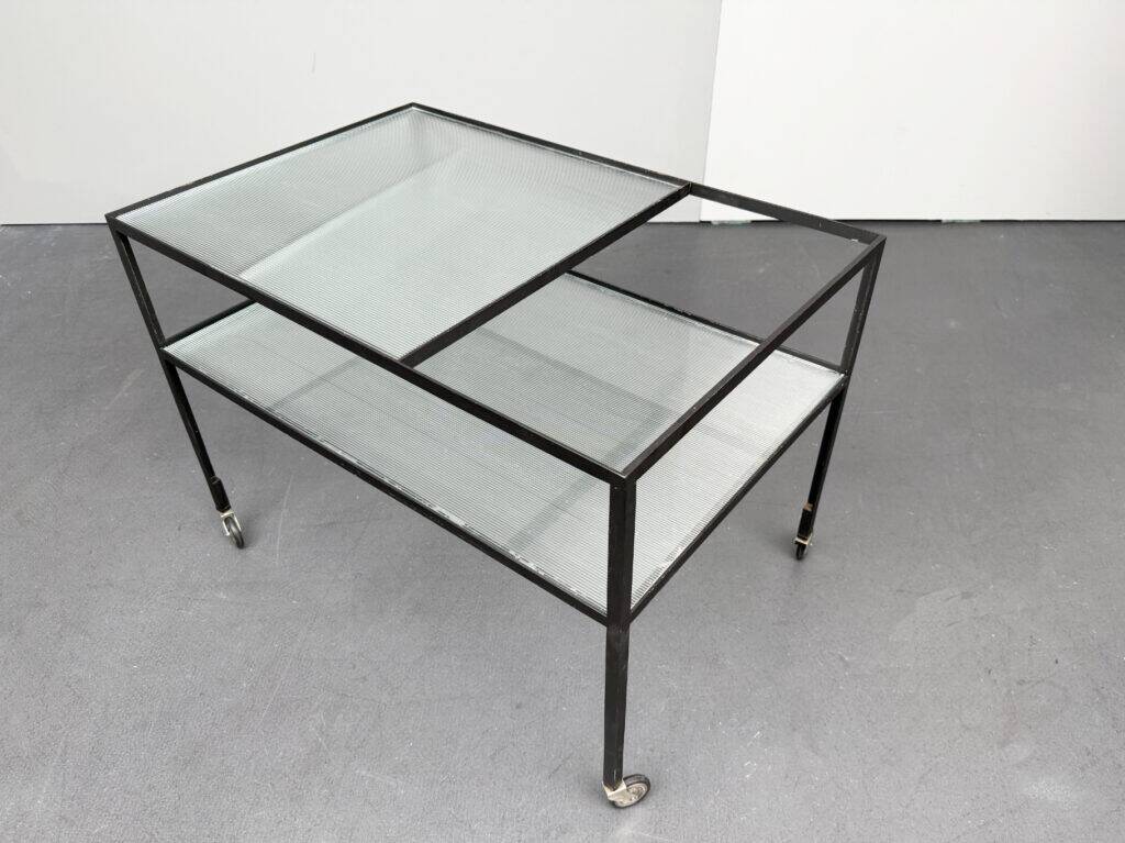 Bar cart / serving cart by Herbert Hirche for Christian Holzäpfel, Germany, 1960s
