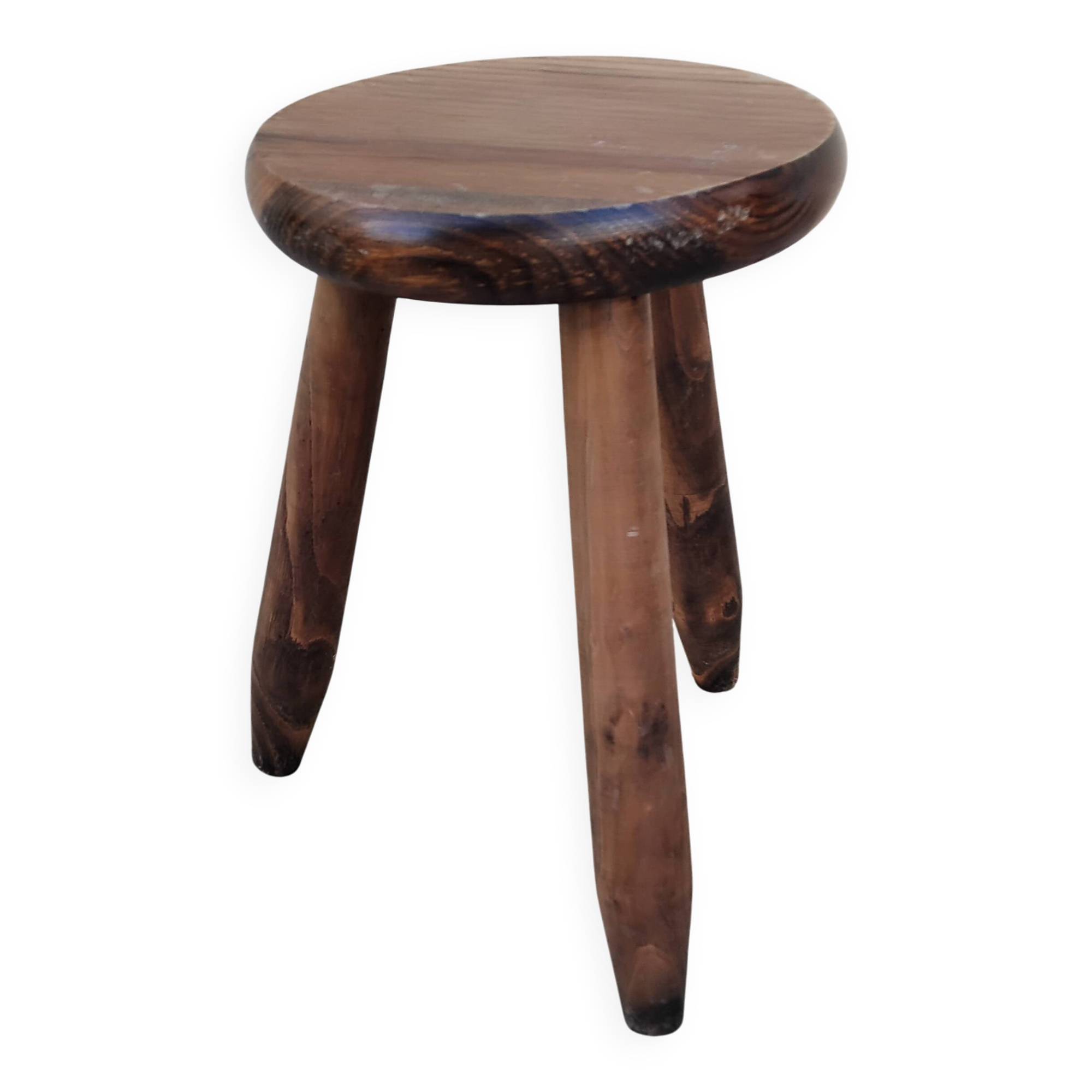 Petit tabouret vintage style Charlotte Perriand