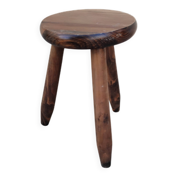 Small vintage stool in the style of Charlotte Perriand.