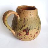 Red speckled stoneware pitcher by Campo Piano Orezza