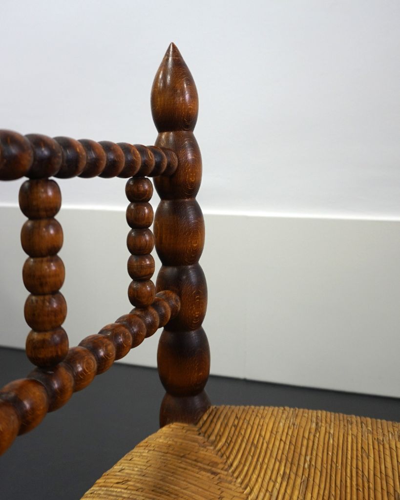 French low chair turned