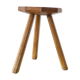 Tabouret tripode de ferme rustique vintage