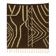 Brown Berber rug with abstract lines.