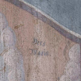 Painted German wardrobe